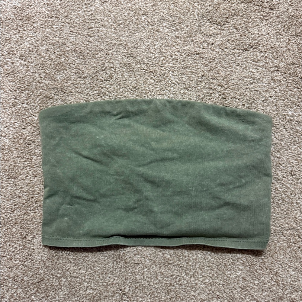 Aerie Green Tube Top